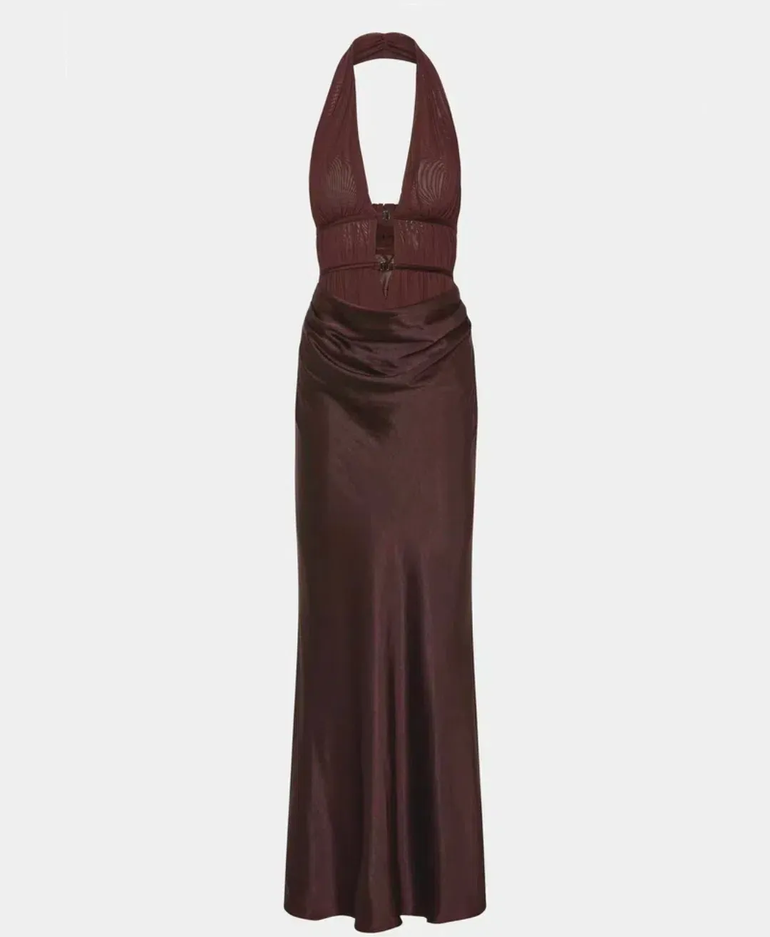 Misha THE 'CELINE' SATIN DRESS for rent on The Volte - main image