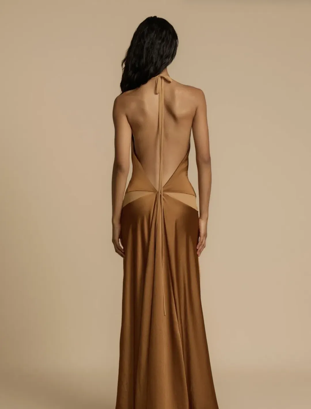 Arcina Ori, Devora Dress, Toffee, Size M / 10 for rent on The Volte - main image