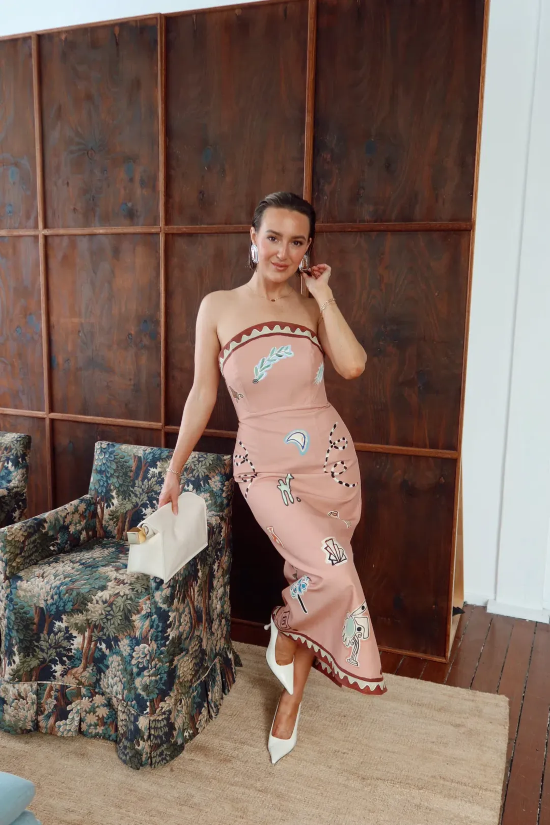 Alemais x La Sirena Laurence Midi Dress size 14  for rent on The Volte - main image