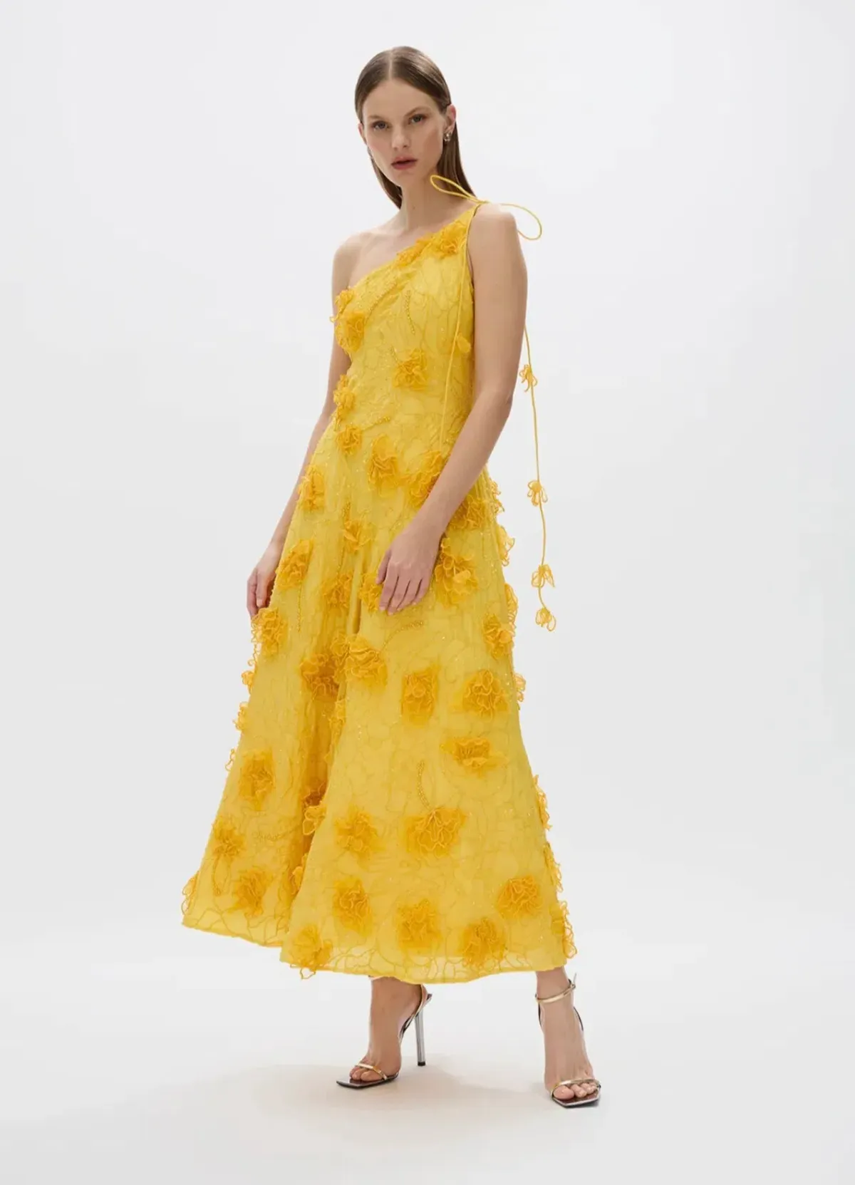 Rachel Gilbert Ianthe Dress Yellow 1/AU8 - Image 1