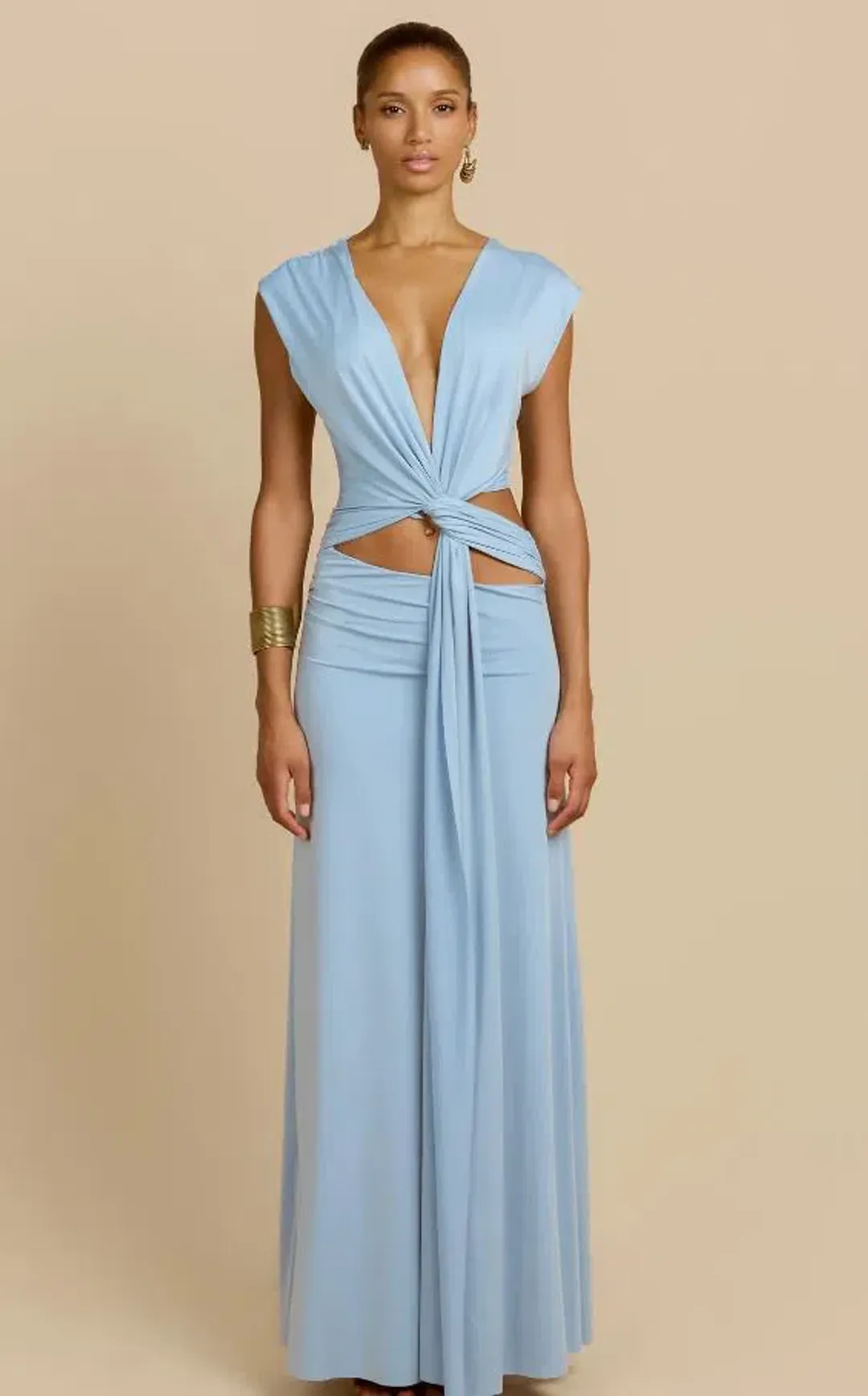 Arcina Ori Jade Dress in Blue Size S for rent on The Volte - main image