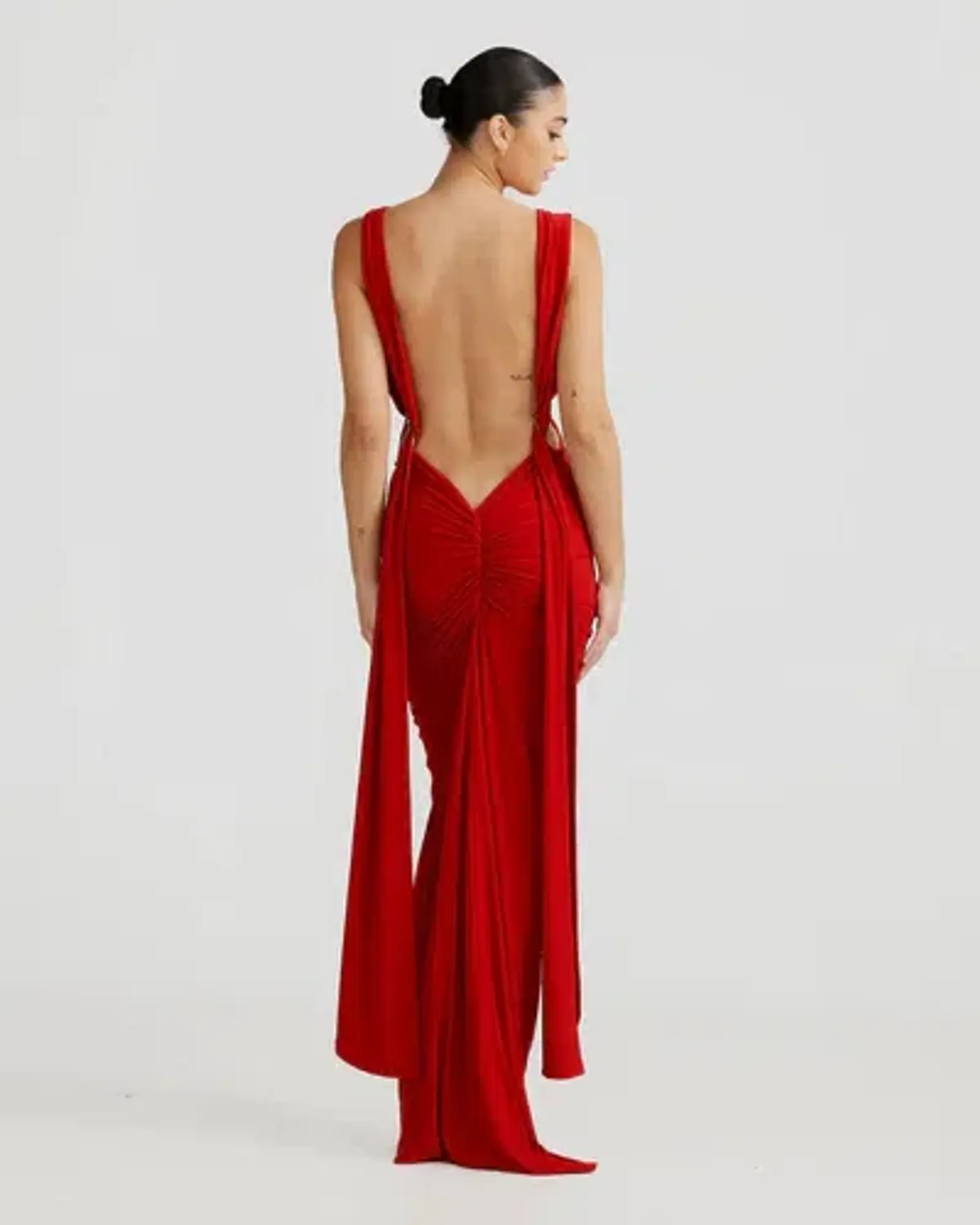 Melani Izabella Red Dress - Image 1