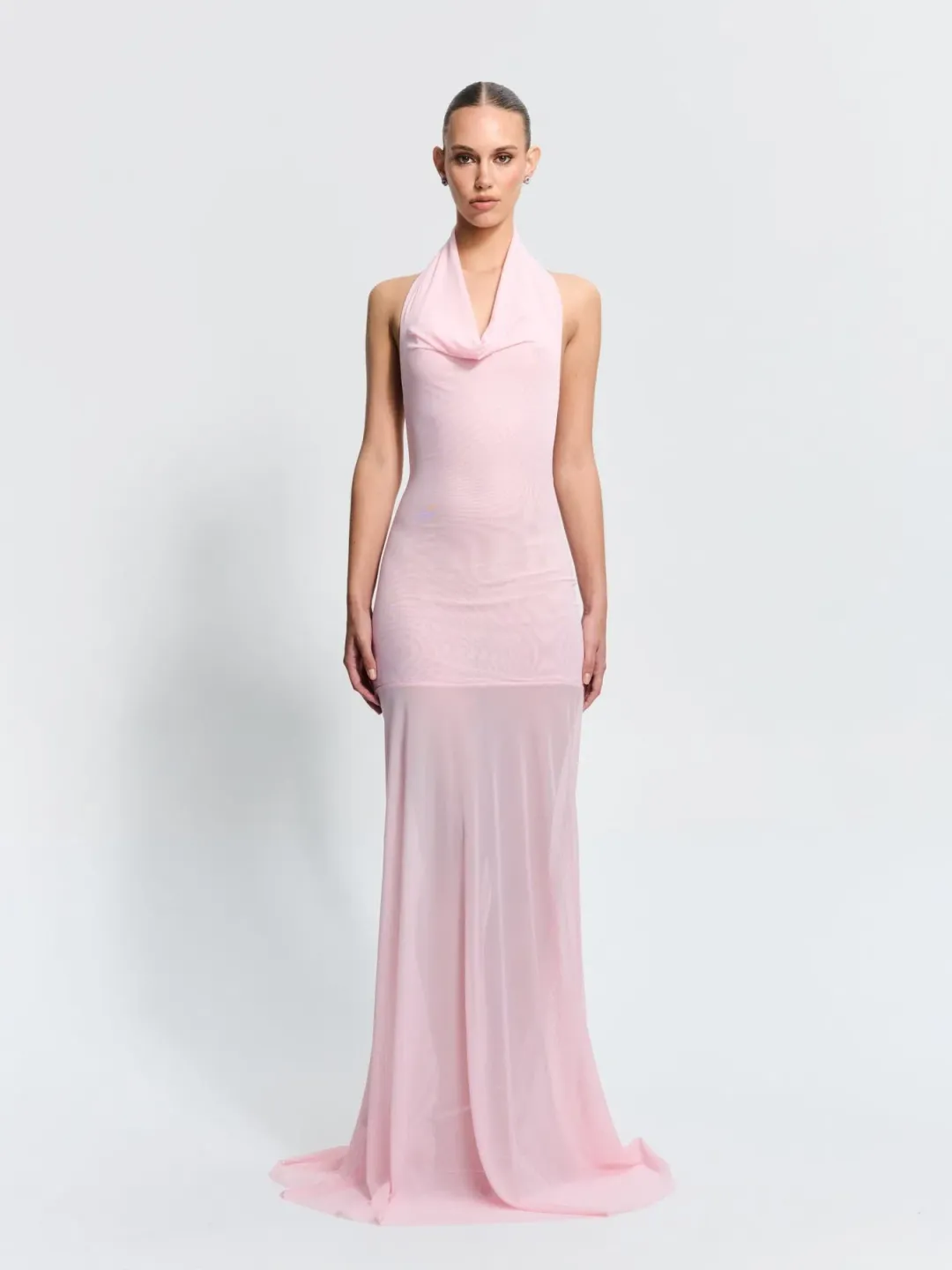 Effie Kats Cleo Gown in Petal Pink Size XS / AU 6 for rent on The Volte - main image
