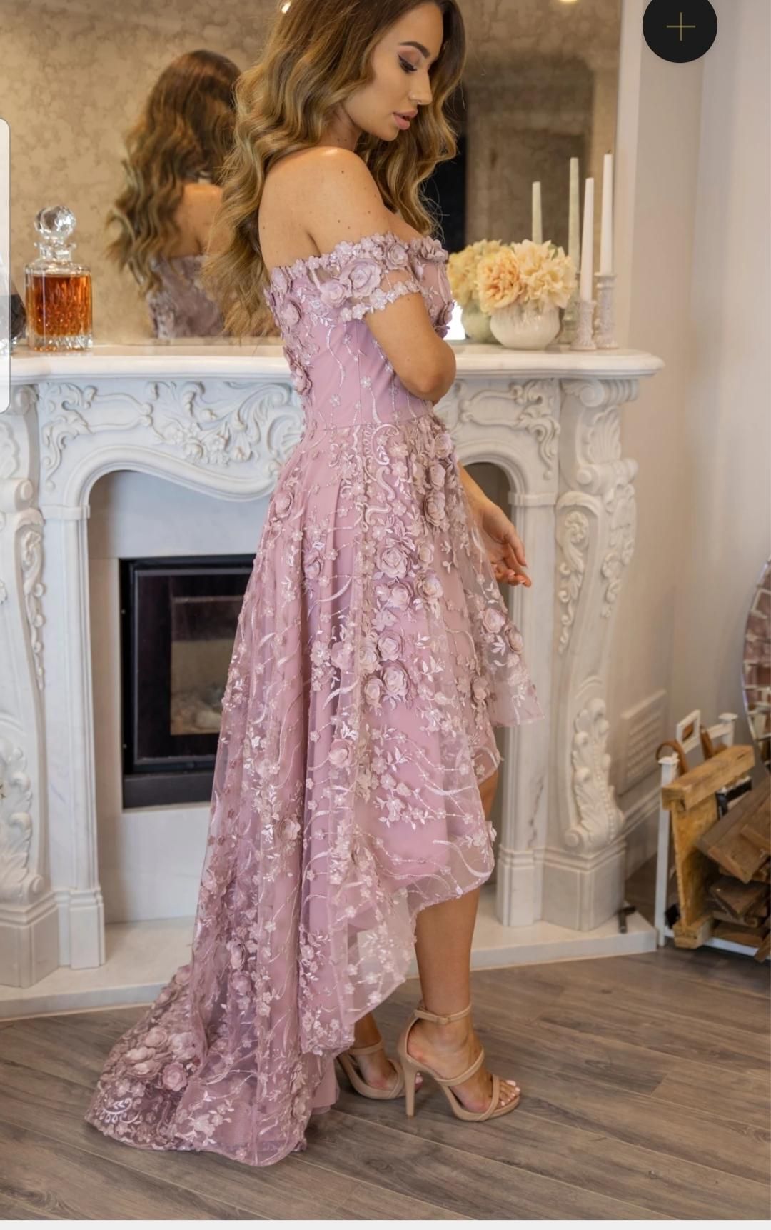 Marian Rahme Rosetta Gown size 8 for rent on The Volte - main image