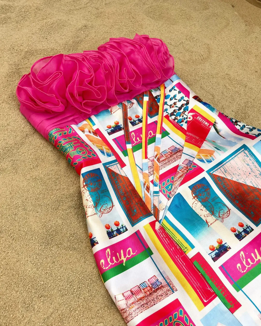 Eliya The Label- Positano Dress, Size 12- RRP $479 for rent on The Volte - main image