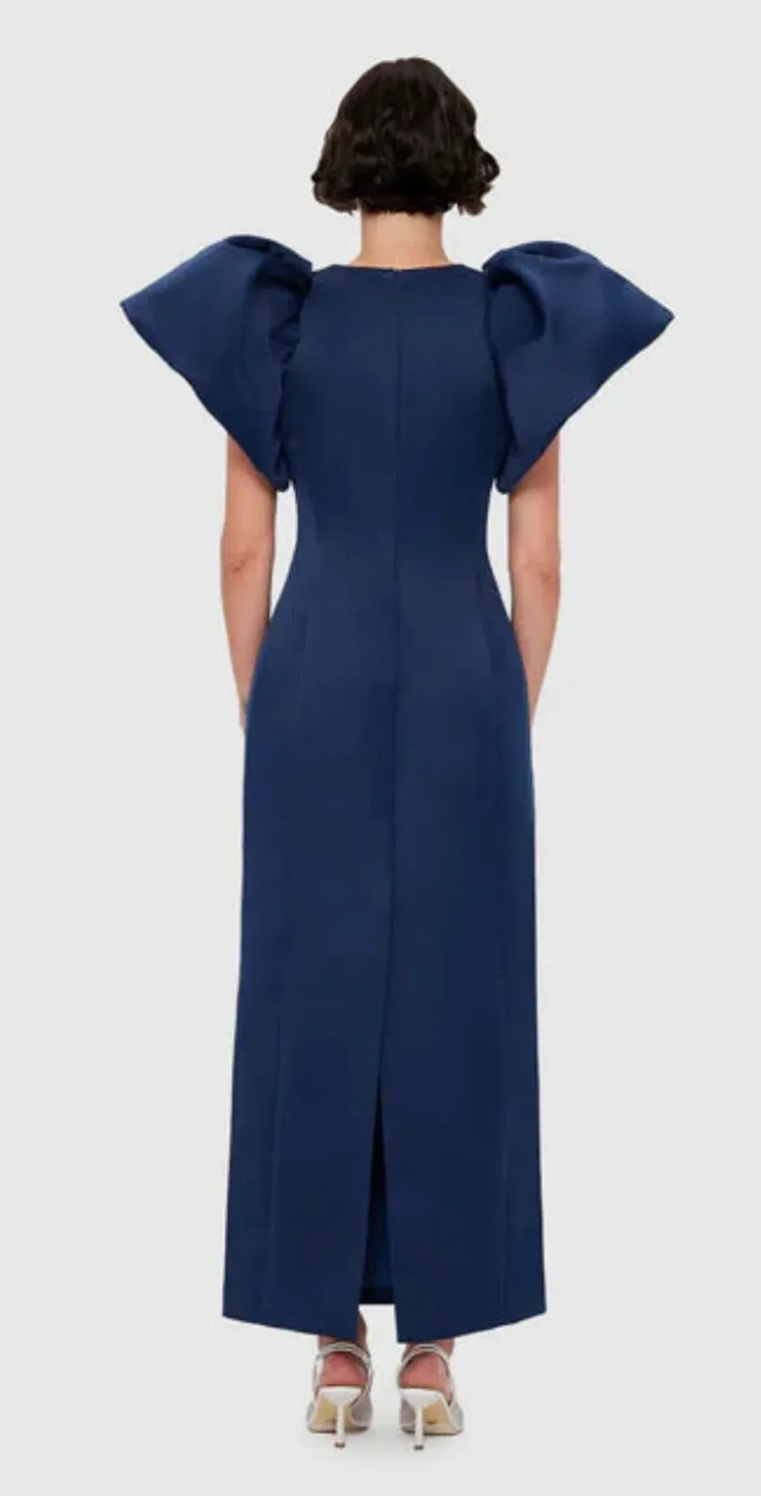 Leo Lin Lucinda dress Navy size 12 for rent on The Volte - main image