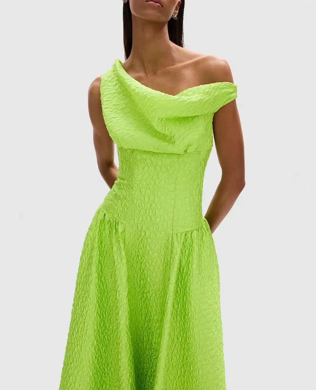 Rachel Gilbert Elley Dress Green 6/AU18 for rent on The Volte - main image