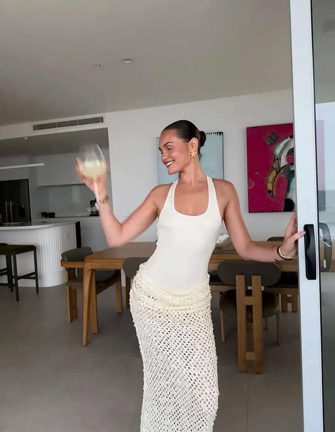 BENNI - Ariel Maxi in shell size 6  for rent on The Volte - main image