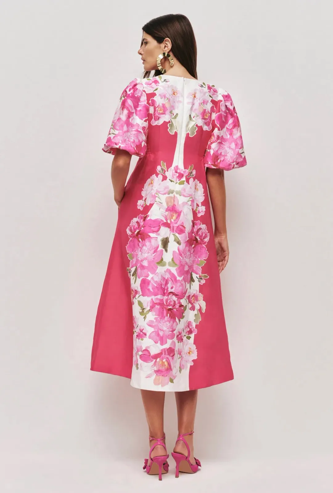 OVERFLOW KNOTTED MIDI DRESS for rent on The Volte - main image