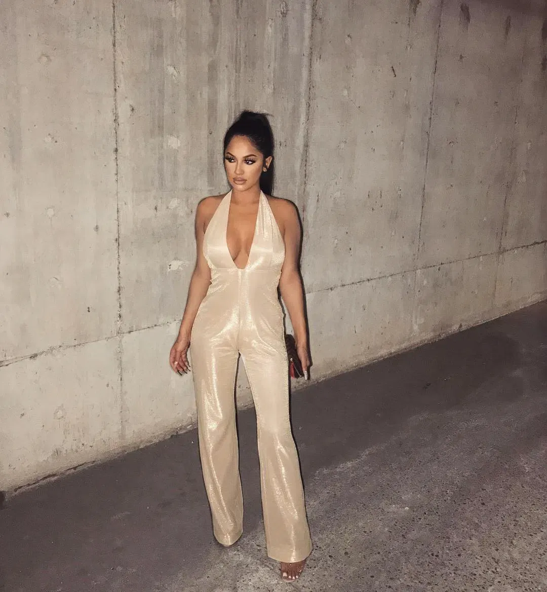 Meshki Inara Jumpsuit Gold Size M / Au 10 for rent on The Volte - main image