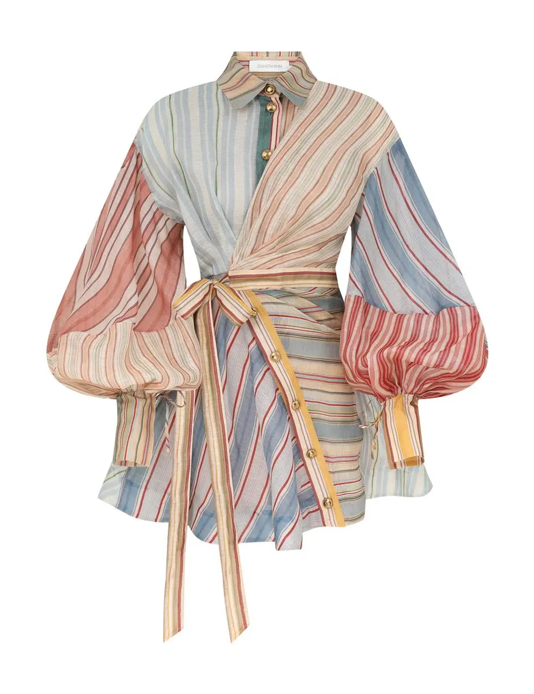 REBELLION STRIPED MINI DRESS for rent on The Volte - main image