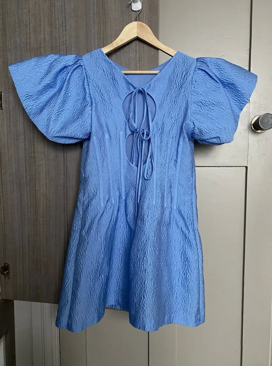 Rachel Gilbert Emiko Mini Dress in Blue  for rent on The Volte - main image