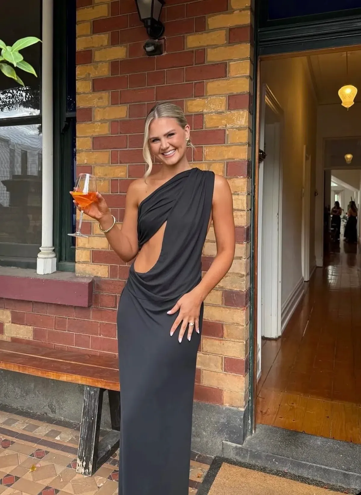 MISHA THE SOLSTICE CUPRO DRESS in BLACK SIZE M / 10 AU - Image 1