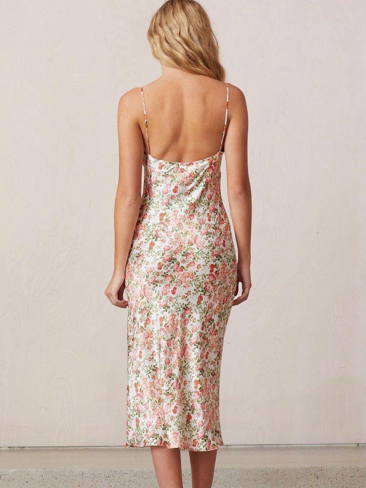 Bec & Bridge Camellia Delights Slip Midi Dress Floral Size 10  - Image 3