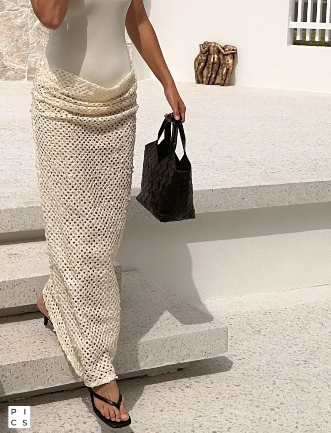 Benni Ariel Maxi Dress in Shell Size 8 AU / S for rent on The Volte - main image