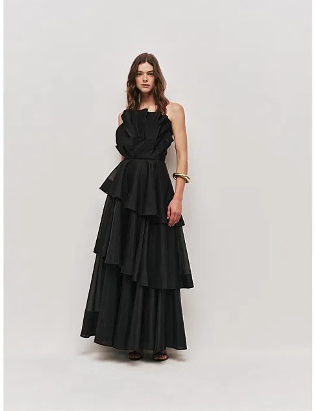 Aje Selestia Gown in Black Size 14 for rent on The Volte - main image