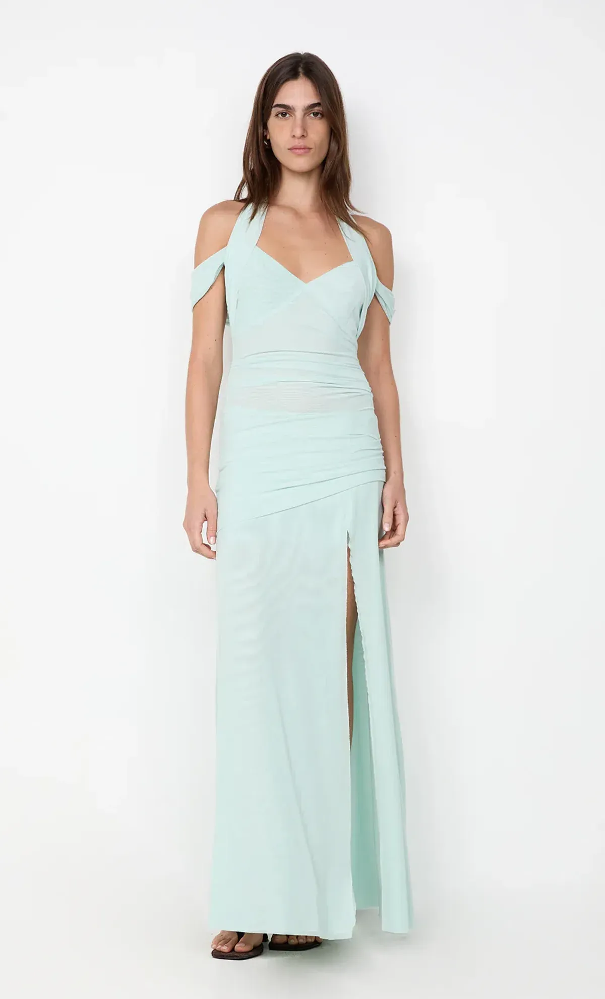 Bec & Bridge Winnie Halter Maxi Dress in Spearmint sz 10 - Image 1