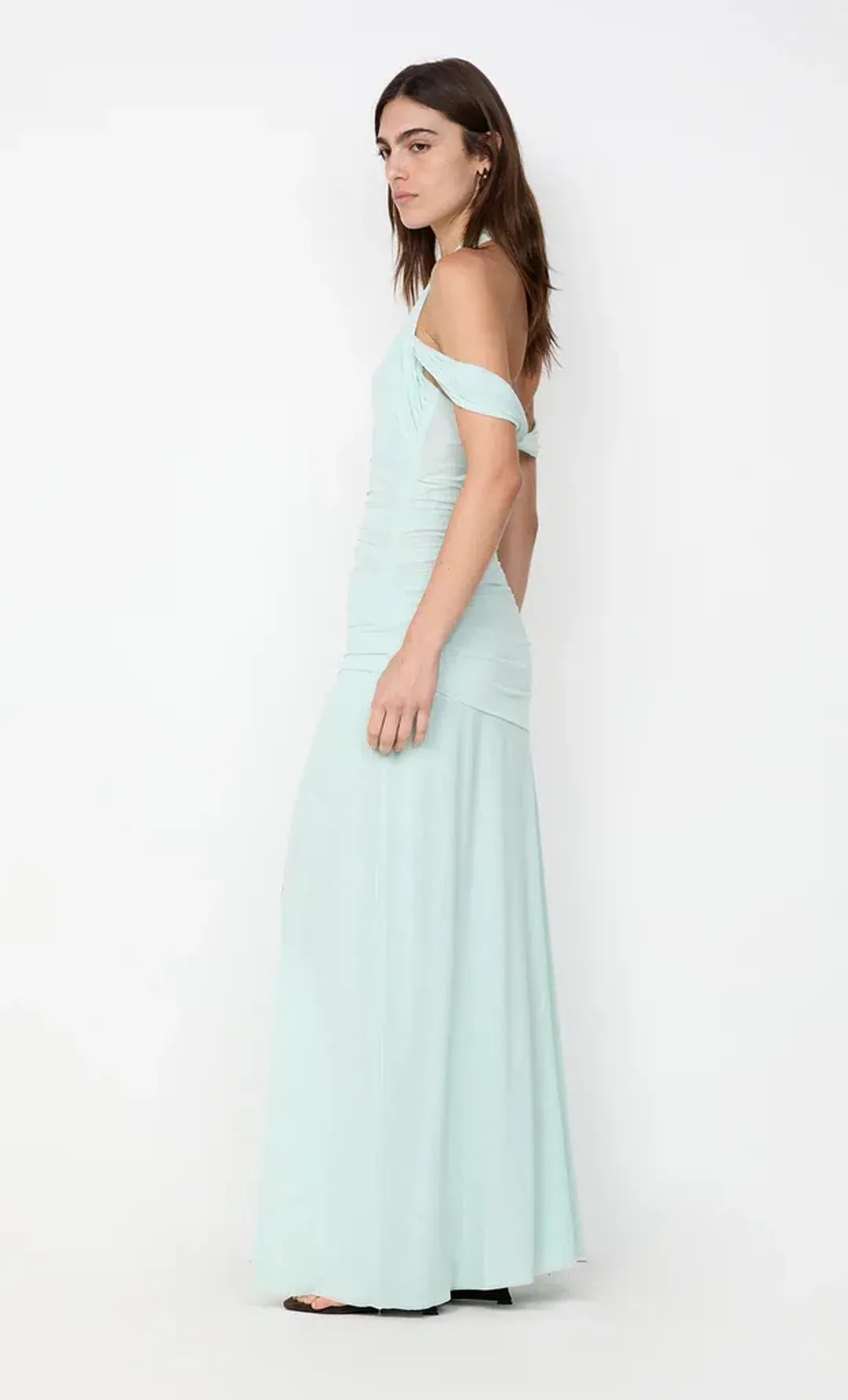 Bec & Bridge Winnie Halter Maxi Dress in Spearmint sz 10 for rent on The Volte - main image