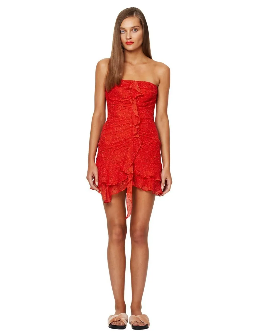 Bec & Bridge French Kiss Dress Red Size AU 6 for rent on The Volte - main image