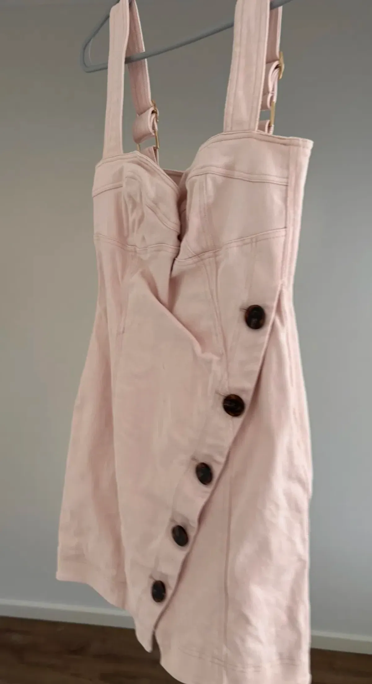 Significant Other - Micah Pink Denim Mini Dress - Size 10 - Image 1