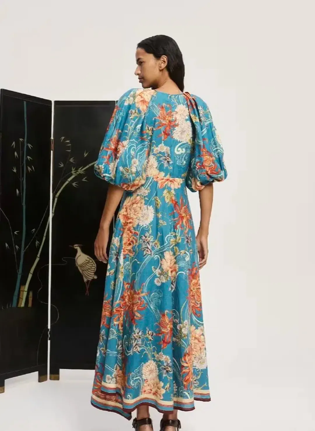 Alemais Fletcher Midi Dress Size 10 for rent on The Volte - main image