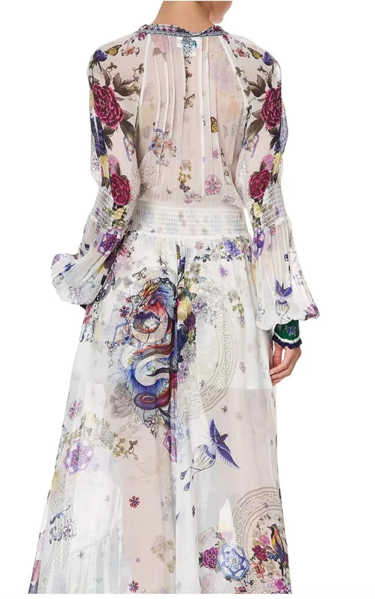 Camilla Gentle Moon Blouson sleeve Wrap Dress Size XL NWT RRP $ 899 - Image 7