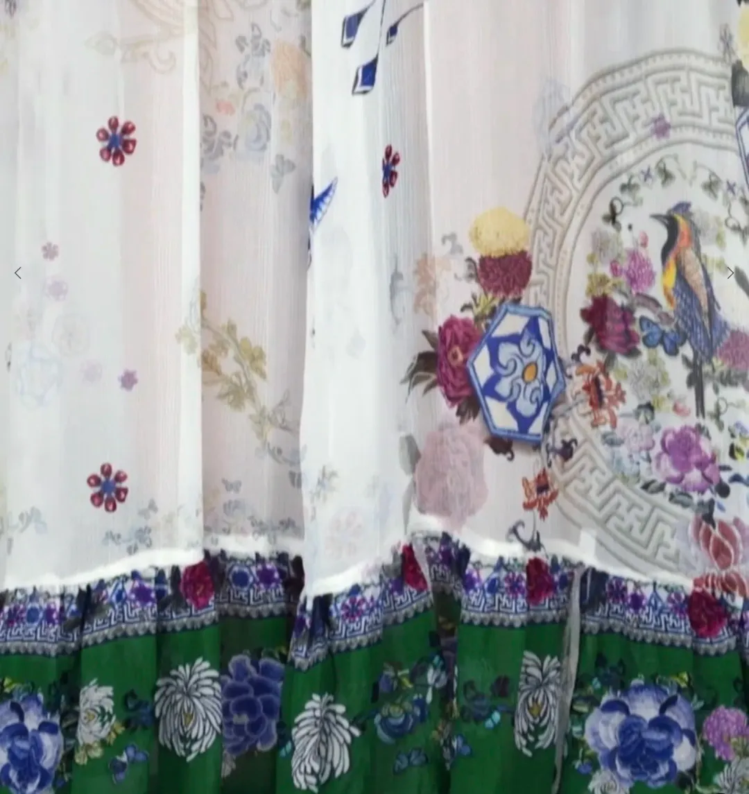 Camilla Gentle Moon Blouson sleeve Wrap Dress Size XL NWT RRP $ 899 for rent on The Volte - main image