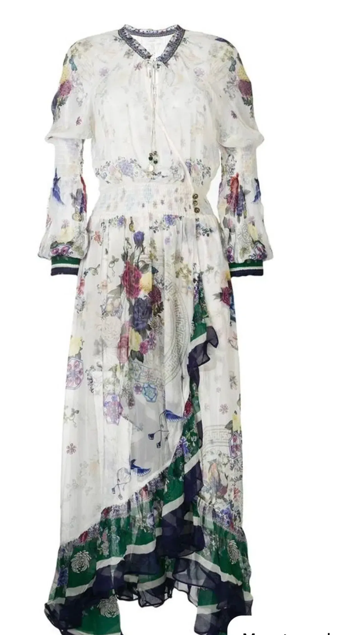 Camilla Gentle Moon Blouson sleeve Wrap Dress Size XL NWT RRP $ 899 - Image 4