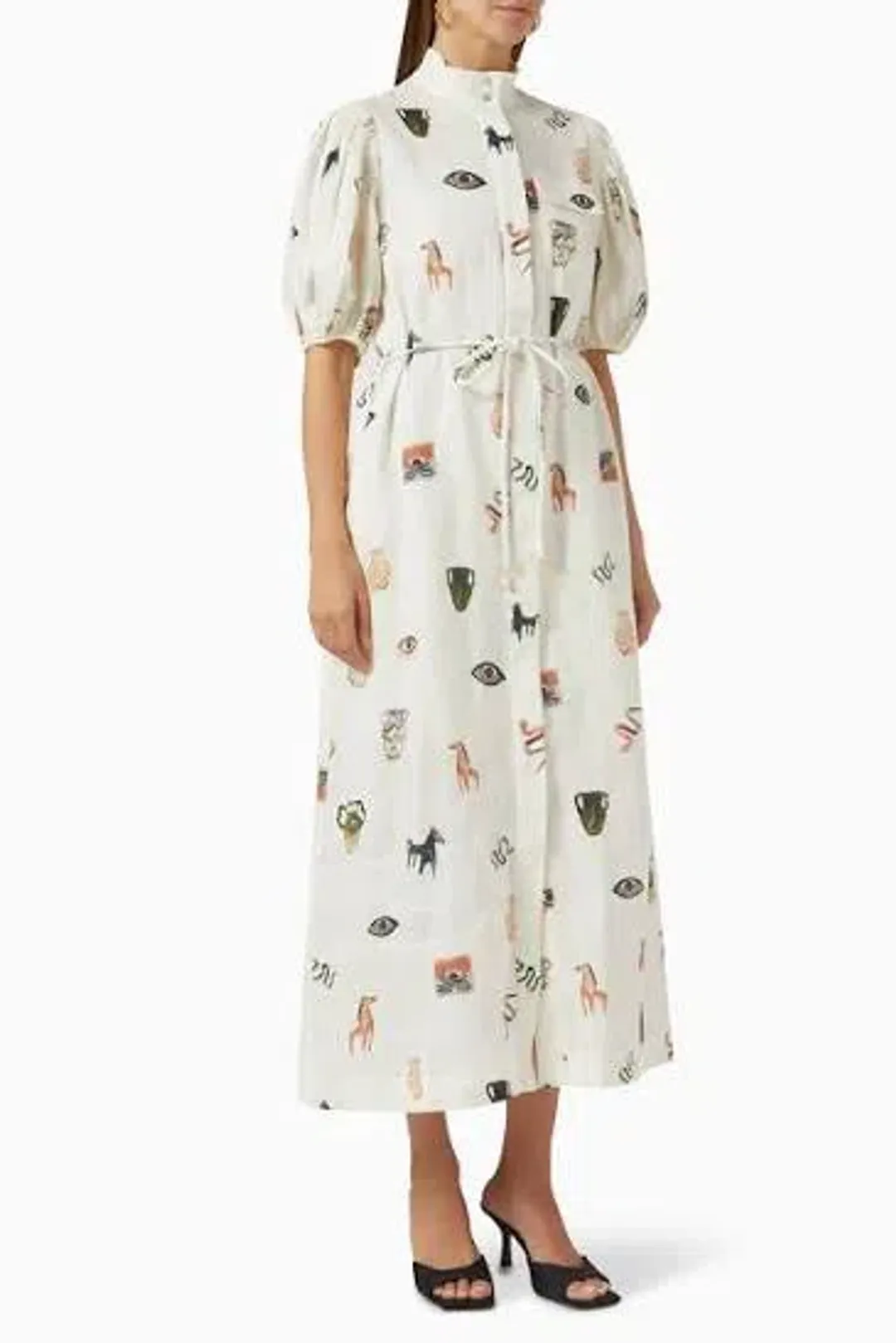 Alemais Hera Midi Dress Size 10 for rent on The Volte - main image