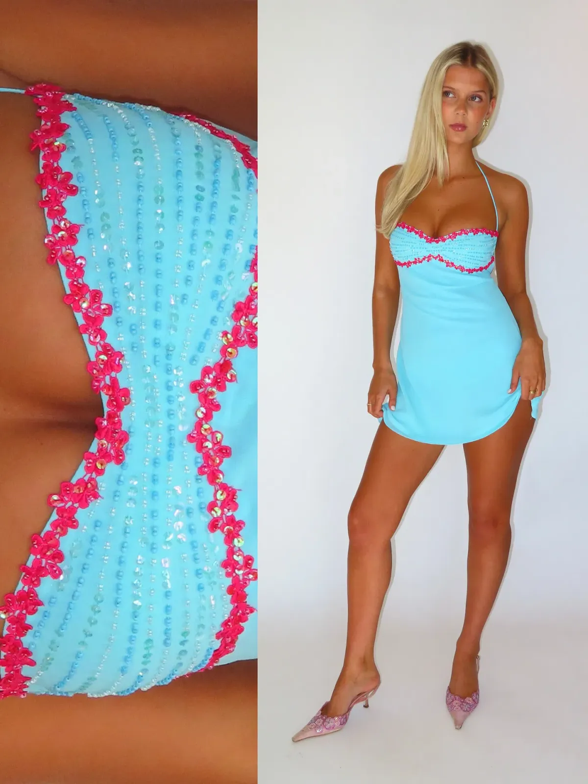 I am Delilah Delilah Mini Dress in Sapphire Size Small - Image 2