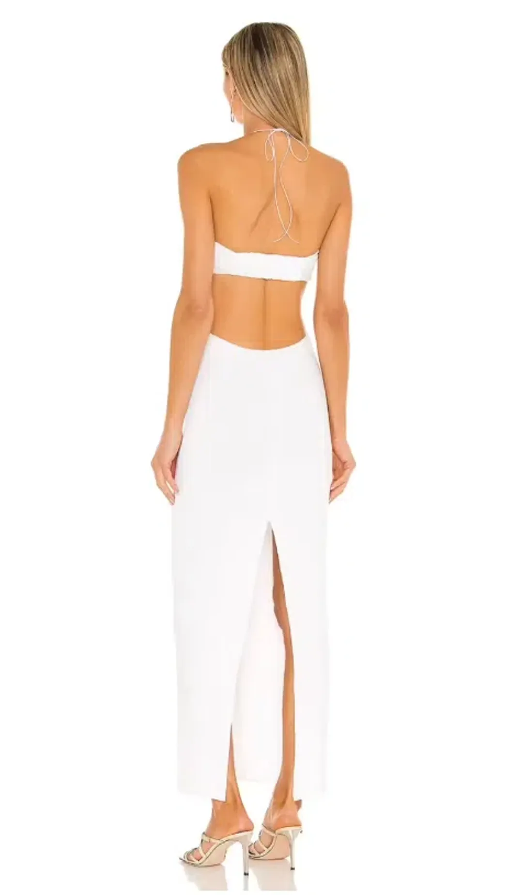Natalie Rolt Willow Midi in White for rent on The Volte - main image