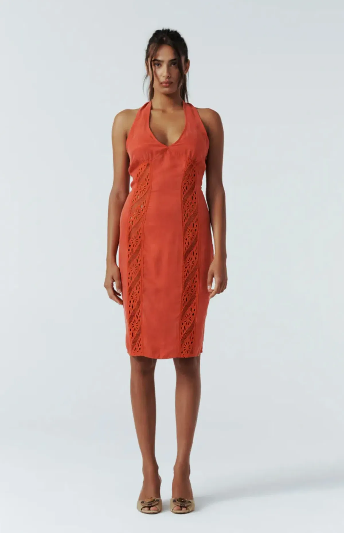 WITH JEAN SCARLETT DRESS RED SIZE 12 - Image 1