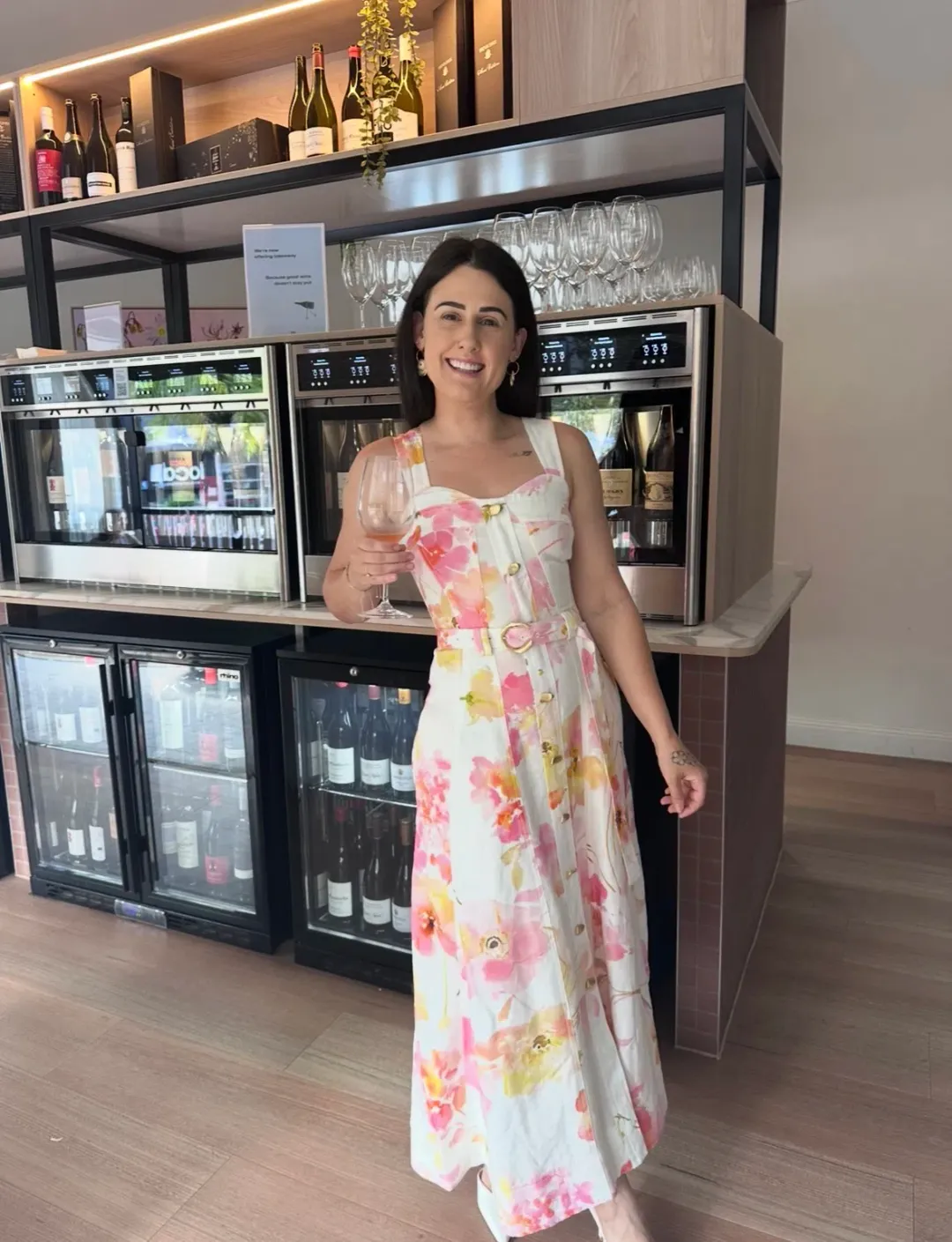 Aje - zarie midi dress wild flowers size 4 for rent on The Volte - main image