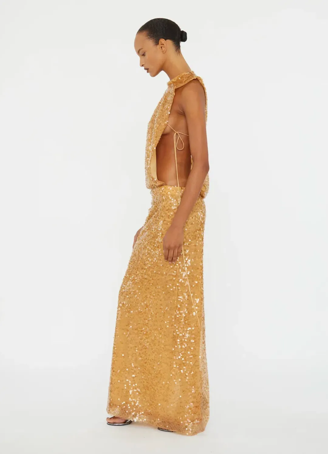 Illuminate Sequin Separation Gown for rent on The Volte - main image