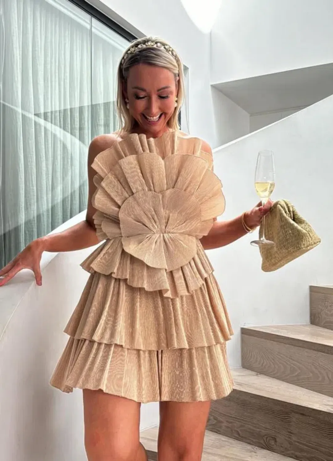 Aje Kyra Mini Dress Size 10 for rent on The Volte - main image