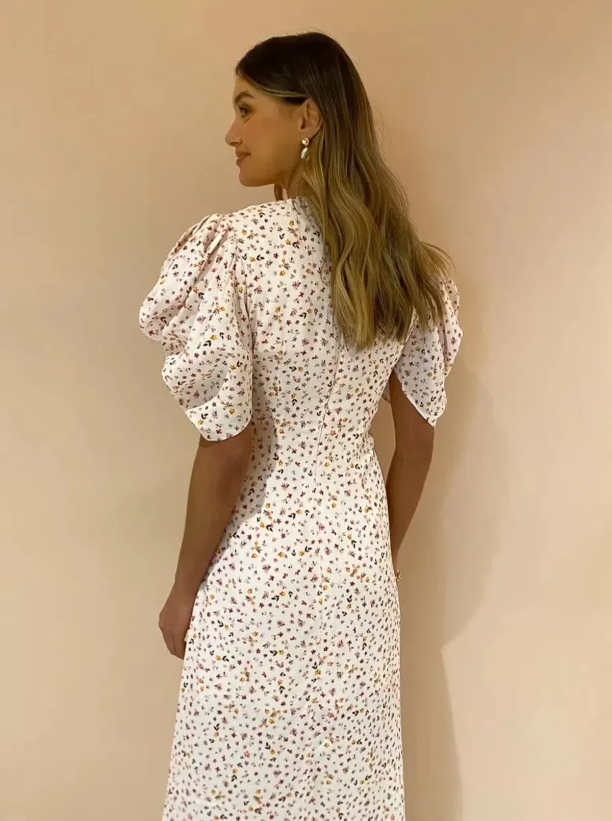 Significant Other Malarie Dress Ditsy Wild Flowers Print. Size 10 - Image 5