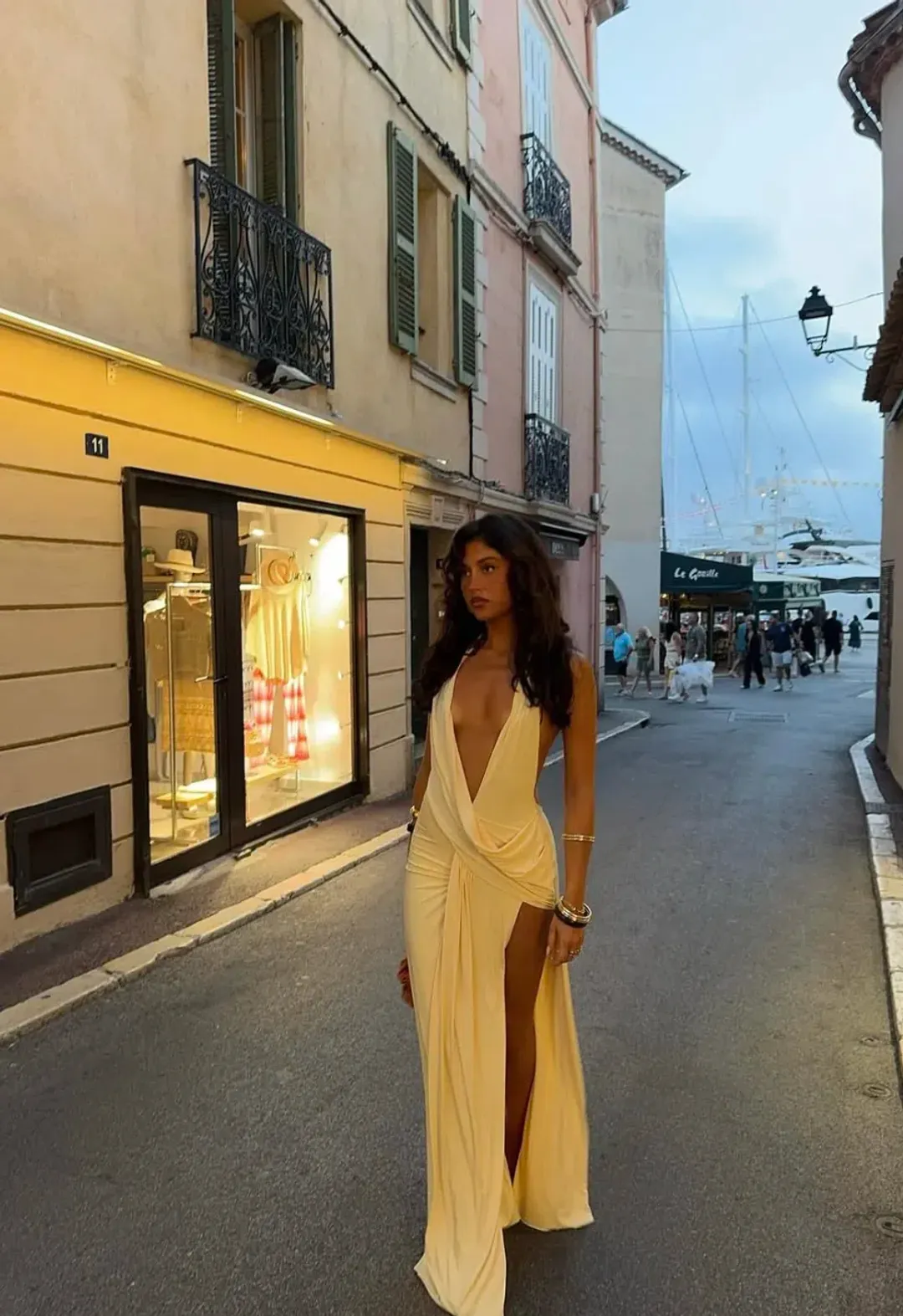 Natalie Rolt Winona Gown Lemon Size 1 (AU 8) for rent on The Volte - main image