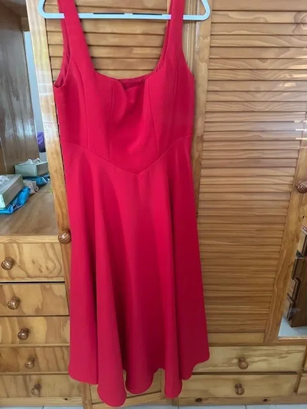 Odd Muse - Ultimate Muse High Waist Square Neck Midi Dress - XXL  - Image 3