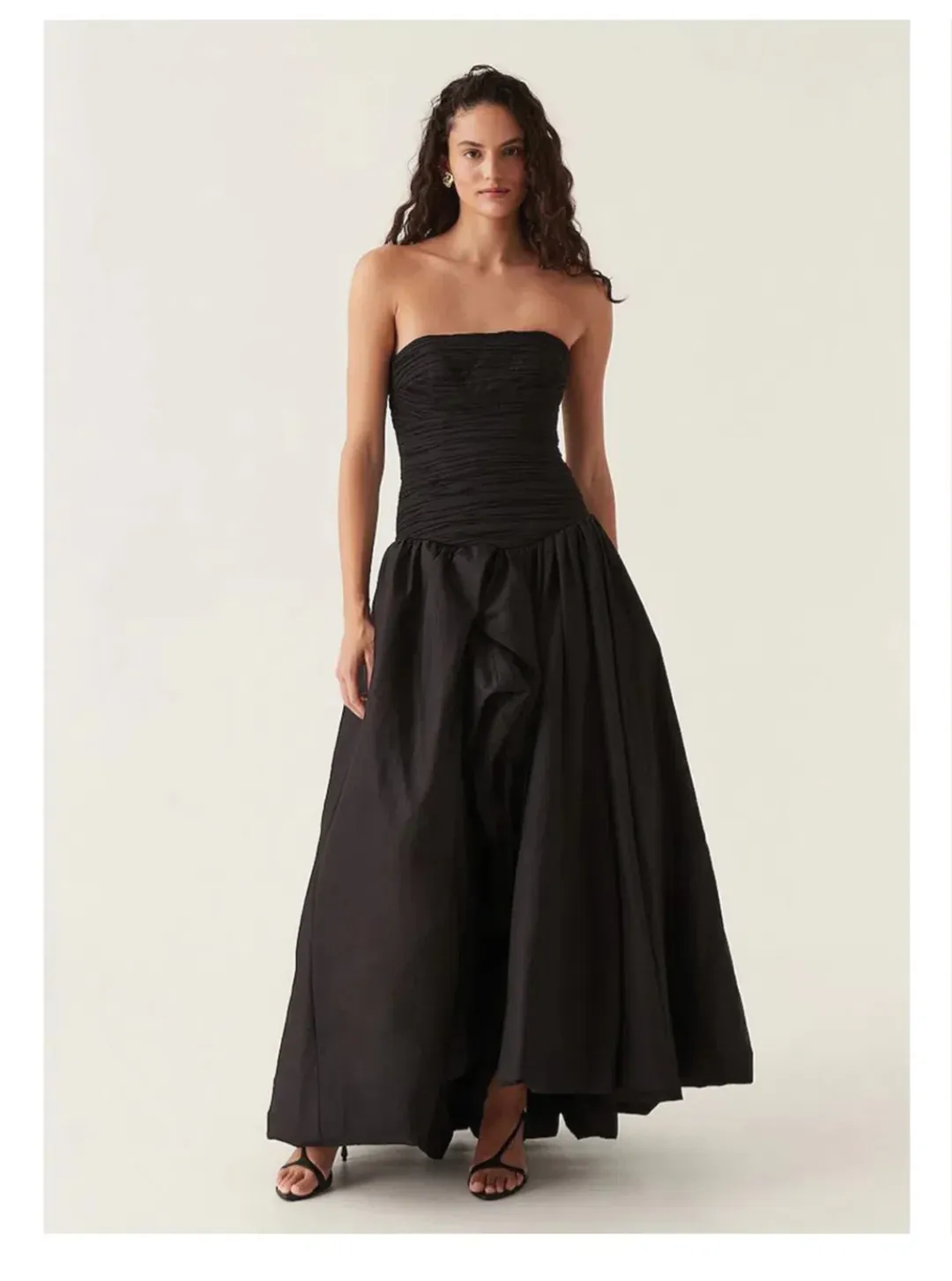 AJE Violette Bubble Hem Maxi for rent on The Volte - main image