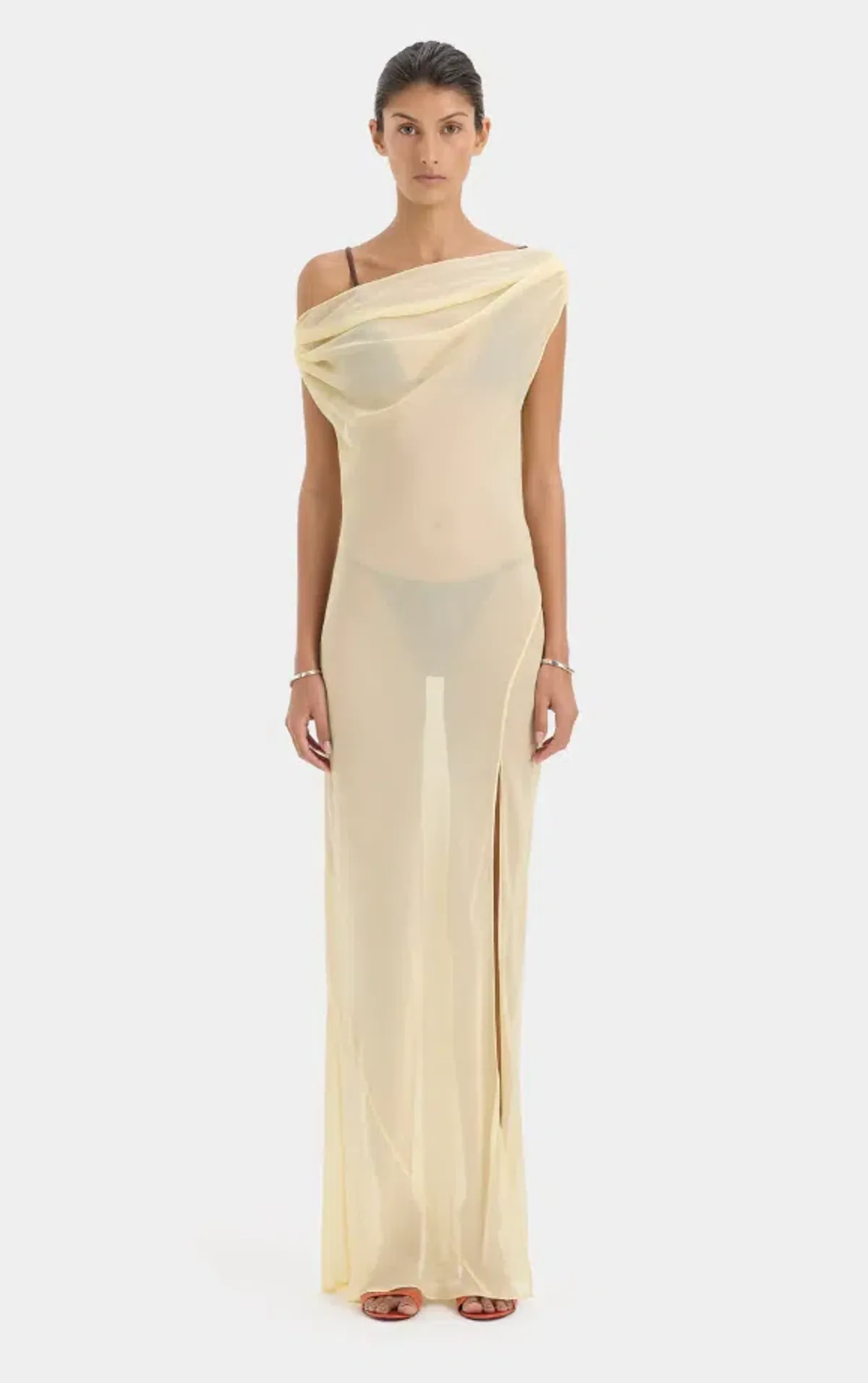 Sir the Label Strobe Gown Butter Size 0 - Image 4