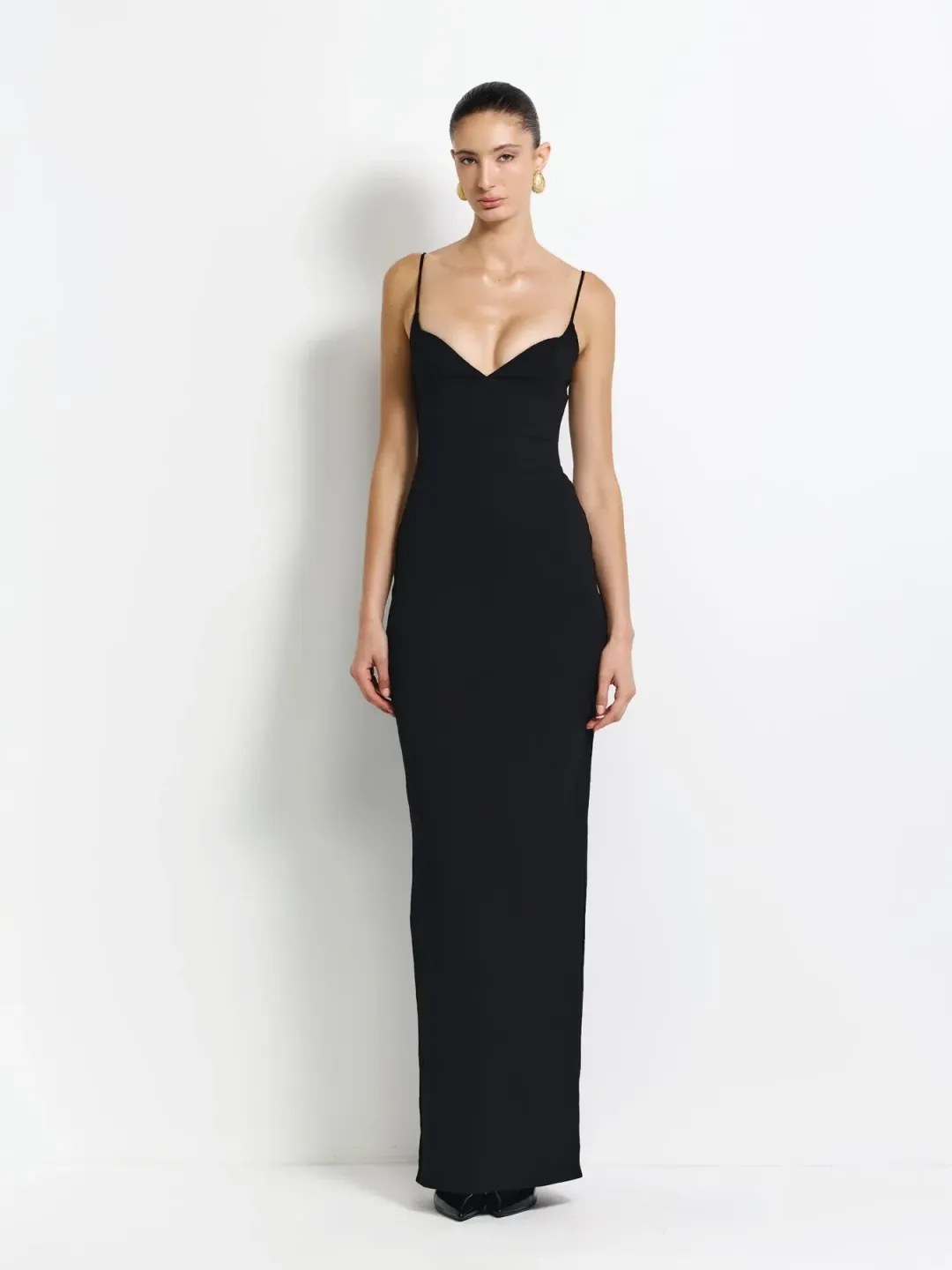 Effie Kats Azura Gown - Black Size XS for rent on The Volte - main image
