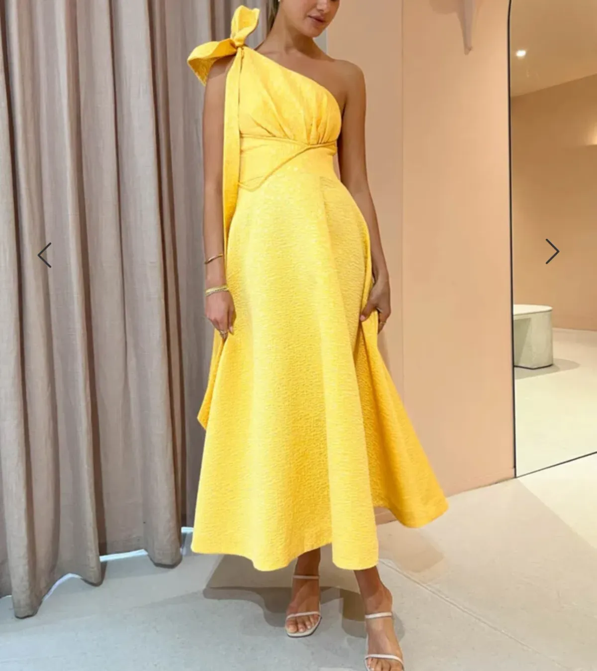 Rachel Gilbert Emiliano Dress In Lemondrop - Image 1