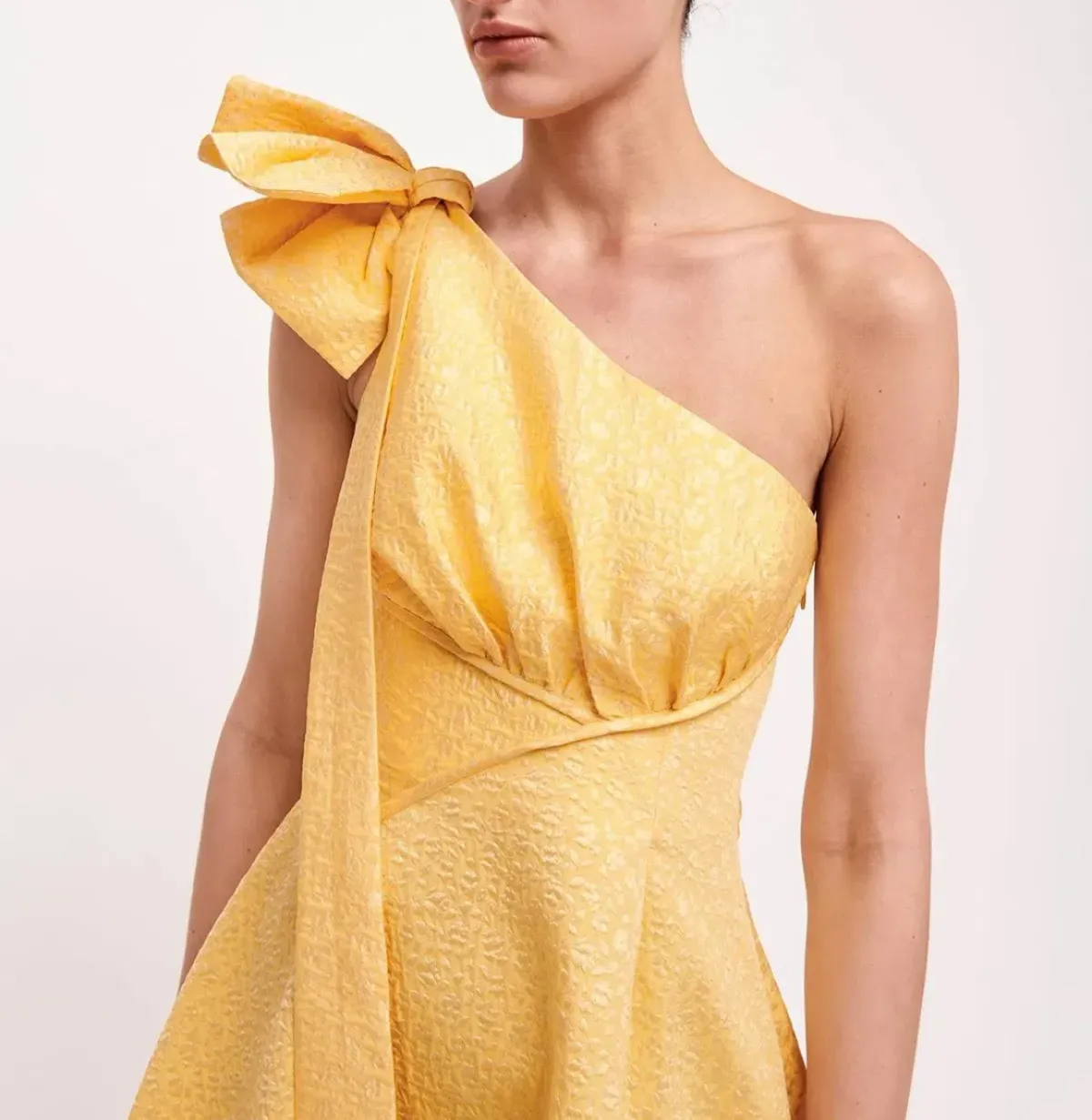 Rachel Gilbert Emiliano Dress In Lemondrop - Image 5