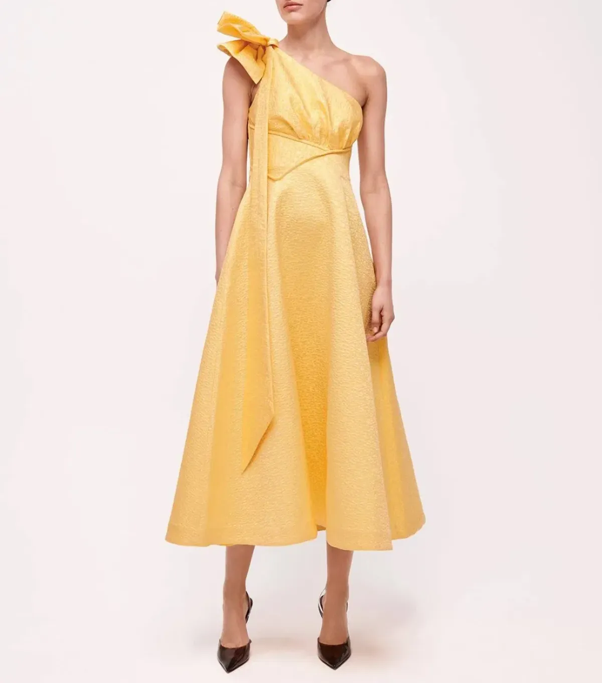 Rachel Gilbert Emiliano Dress In Lemondrop - Image 6