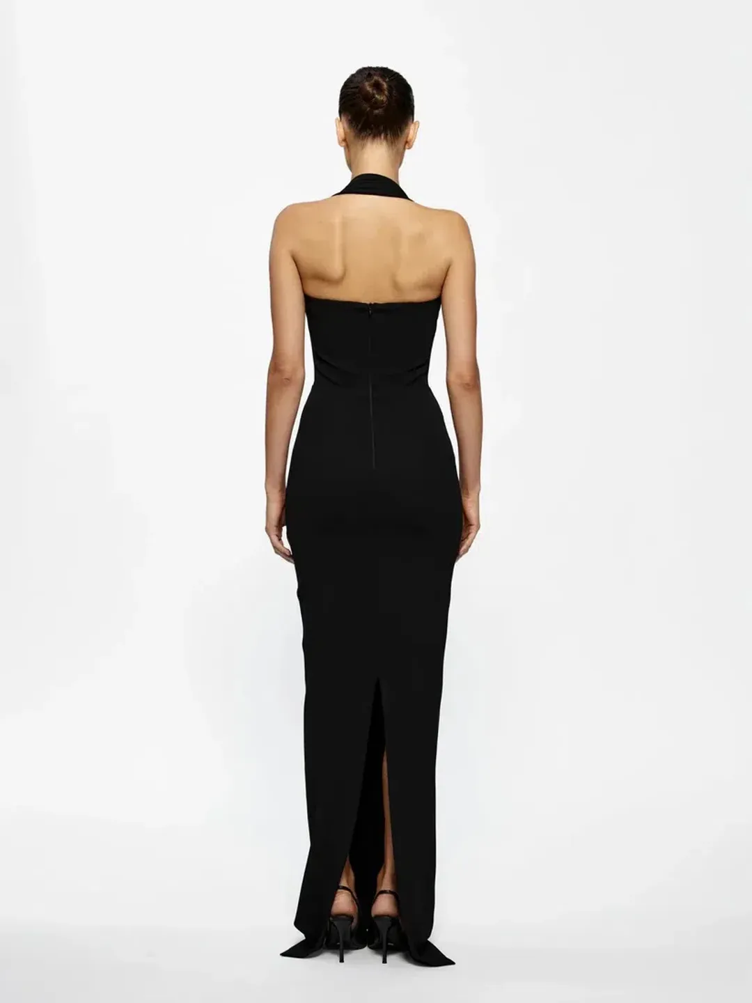 EFFIE KATS MARIAN GOWN BLACK SIZE 8 for rent on The Volte - main image