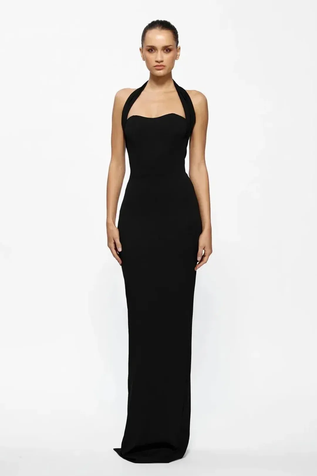 EFFIE KATS MARIAN GOWN BLACK SIZE 8 for rent on The Volte - main image