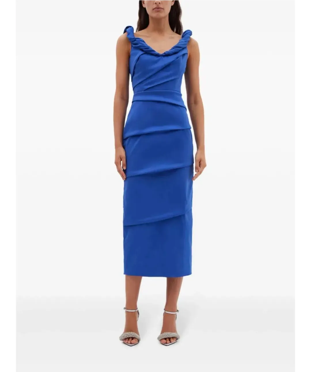 Rachel Gilbert Asha Dress Blue 3/AU12 for rent on The Volte - main image