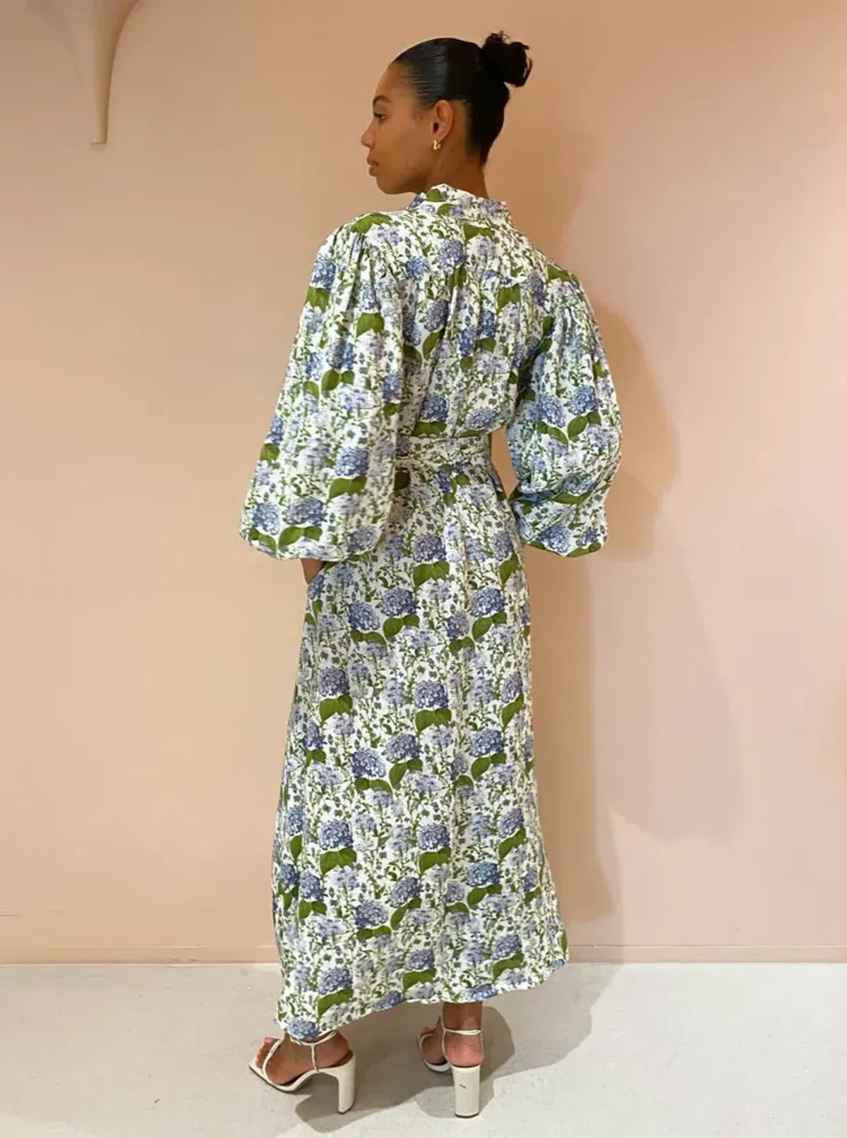 Palm Noosa Noddy Dress In Blue Blooms Size 8 - Image 10