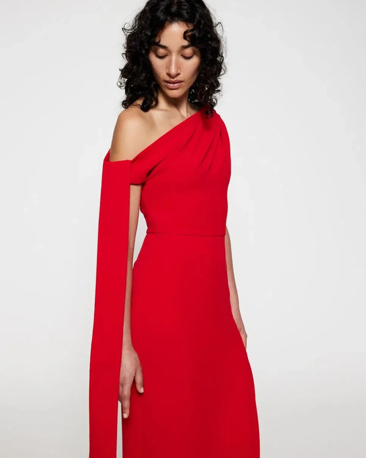 Solace London Irena Maxi Gown/Dress in Red AU12 - Image 2