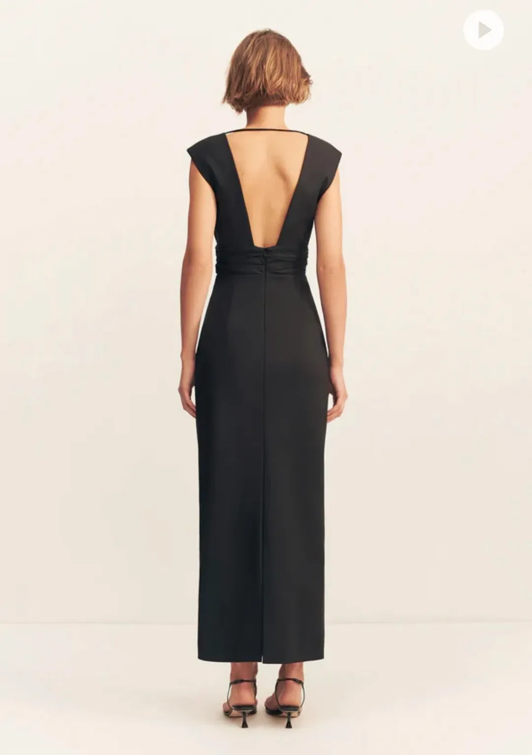 Shona Joy Lani Plunge Maxi black size 14 for rent on The Volte - main image